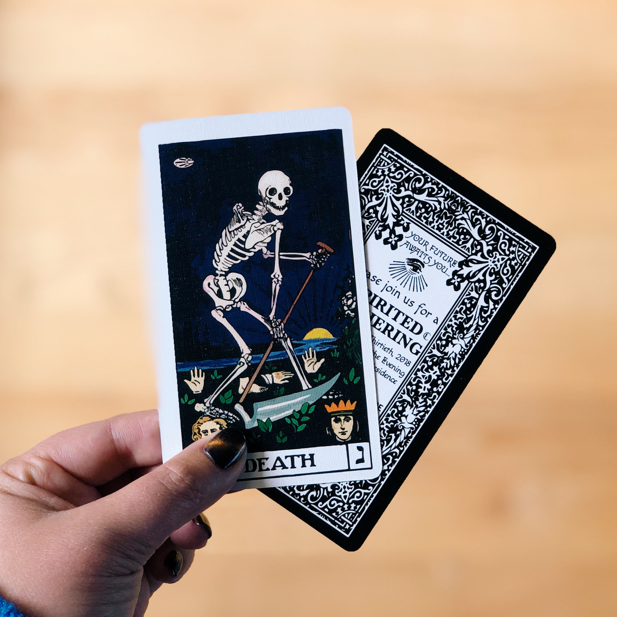 Tarot Card Invite